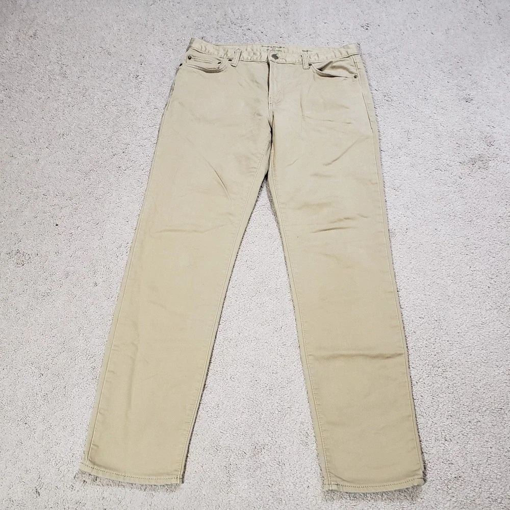 Banana Republic Traveler‎ Jean Pants Mens 34x32 (FITS 34x31) Slim Fit Stretch